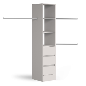 Tower Unit 450mm with 3 drawers and shelves