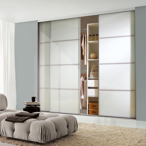 2 Door fixed sized classic sliding wardrobes