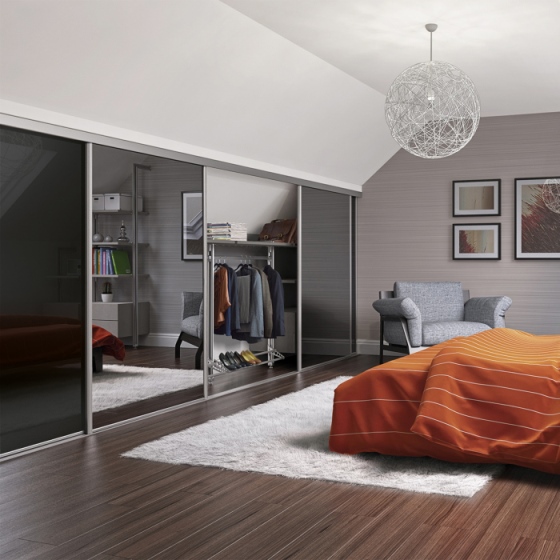Heritage loft spacepro sliding wardrobe door pic 1