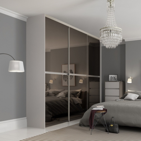 Minimalist spacepro sliding wardrobe door pic 4