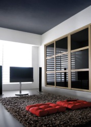 4 Door custom sized spacepro contour sliding wardrobe (suits opening widths between: 2130mm - 4555mm)